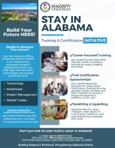 "STAY IN ALABAMA" Training & Certification Initiative cover
